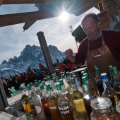 Grappa in the Dolomites