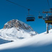 Dolomites skiing