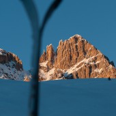 Skiing in the Dolomites