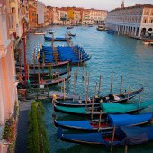 Gondolas in Venice Gondolas in Venice