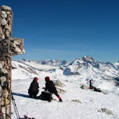 Snowshoeing in the Dolomites