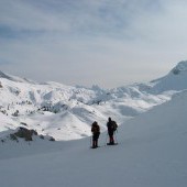 Snow Shoeing around Cortina
