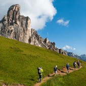 Hiking in the Dolomites