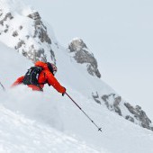 Skiing in the Dolomites