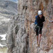 Alvera Averau climb in the Dolomites Alvera Averau climb in the Dolomites