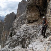 Normal Route Cima Grande di Lavaredo climb - Dolomites Normal Route Cima Grande di Lavaredo climb - Dolomites