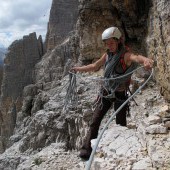 Normal Route Cima Grande di Lavaredo climb - Dolomites