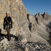 Cimbing Cima Scotoni - Dolomites Cimbing Cima Scotoni - Dolomites