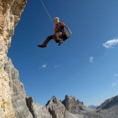 Cimbing Cima Scotoni - Dolomites