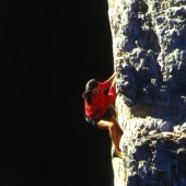 Dolomites climbing in Cinque Torri