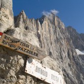 Via Ferrata Traverse in the Dolomites