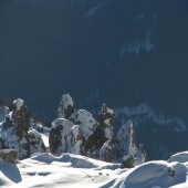 Dolomites skiing