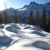 Dolomites skiing