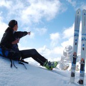 Dolomites skiing