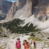 Hiking in the Dolomites