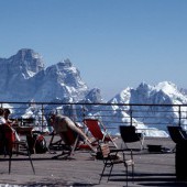 Rifugio Lagazuoi terrace, Dolomites
