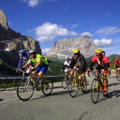 Road biking in the Dolomites
