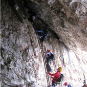 Via Ferrata in the Dolomites Via Ferrata in the Dolomites