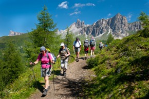 Hiking in the Dolomites