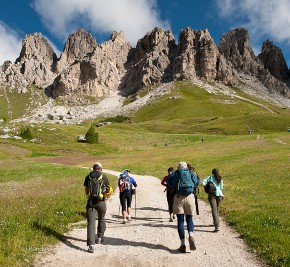 Hiking in the Dolomites