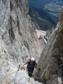 Dolomites via ferrata