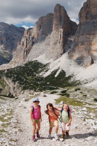 Hiking in the Dolomites
