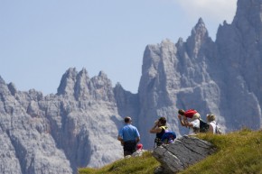 Hiking in the Dolomites
