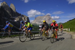 Road Biking around the Sella Massif, Dolomites