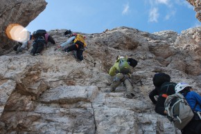 Via Ferrata Averau, Dolomites