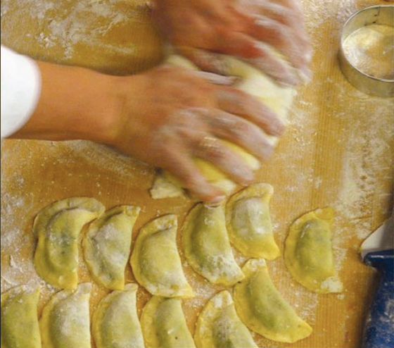 Casunziei | Mezzelune | Schlutzkrapfen | Dolomite Mountains