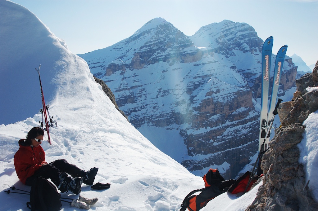 Backcountry Ski Tour Dolomites Skiing Dolomite Mountains