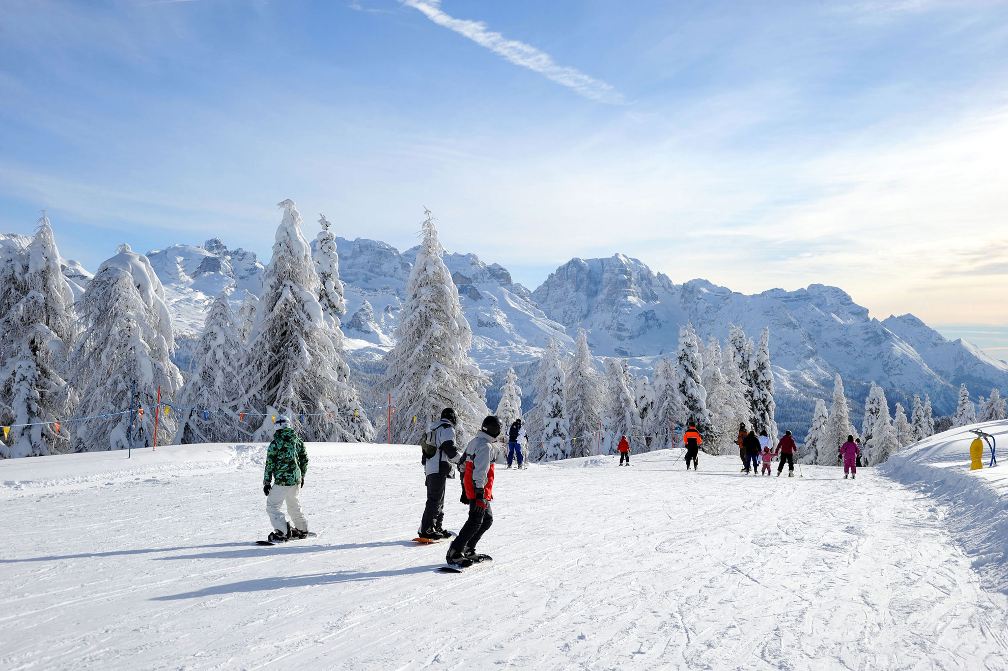 Ski Safari around Dolomiti del Brenta Dolomites Skiing Dolomite