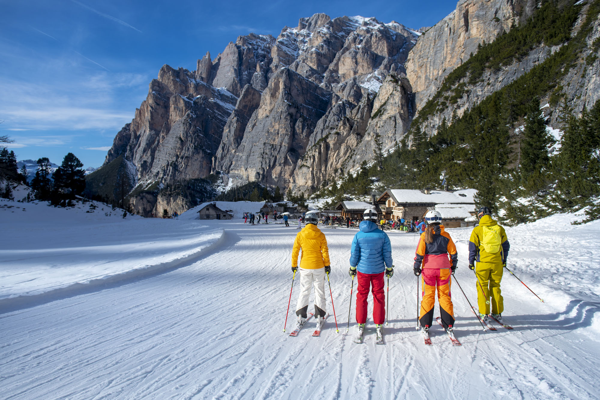 Luxury Austria & Italy Ski Safari with One Rifugio Night Dolomites On