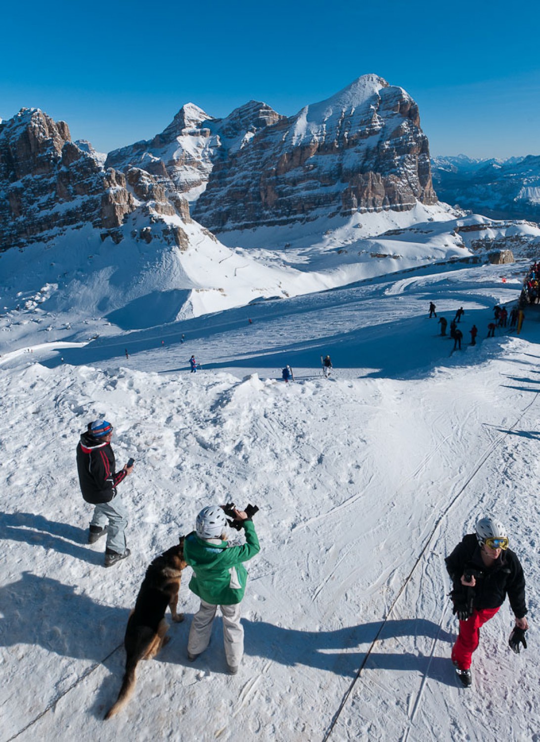 OnPiste Ski Safari Dolomites Skiing Dolomite Mountains