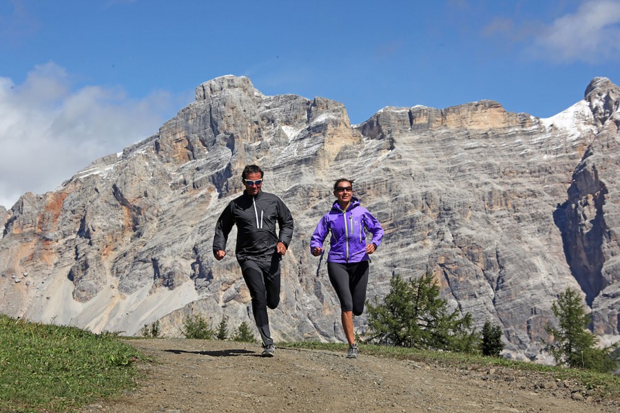 Trail running in Cortina d'Ampezzo Dolomiten, Cortina